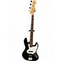 Used Squier Affinity Jazz Bass Black Electric Bass Guitar Black
