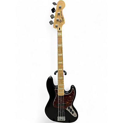 Used Squier Affinity Jazz Bass Black Electric Bass Guitar
