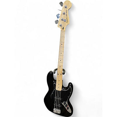 Used Squier Affinity Jazz Bass Black Electric Bass Guitar