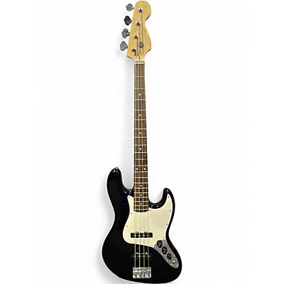 Used Squier Affinity Jazz Bass Black Electric Bass Guitar