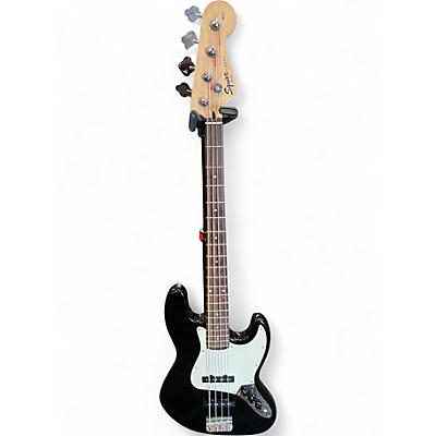 Used Squier Affinity Jazz Bass Black Electric Bass Guitar