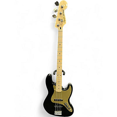 Used Squier Affinity Jazz Bass Black Electric Bass Guitar