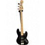 Used Squier Affinity Jazz Bass Black Electric Bass Guitar Black
