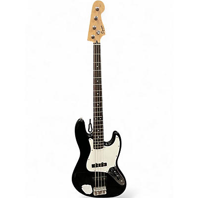 Used Squier Affinity Jazz Bass Black Electric Bass Guitar