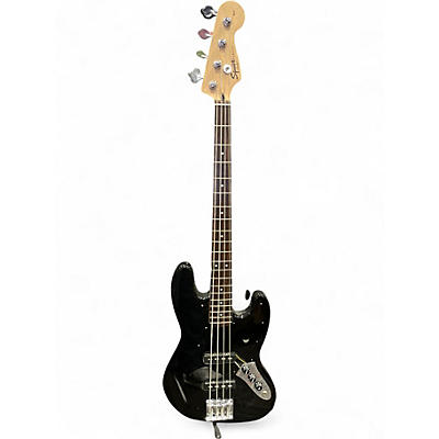 Used Squier Affinity Jazz Bass Black Electric Bass Guitar
