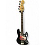 Used Squier Affinity Jazz Bass Black Electric Bass Guitar Black
