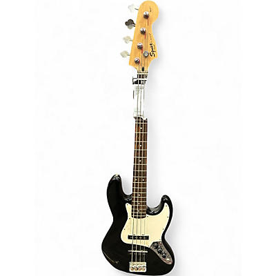 Used Squier Affinity Jazz Bass Black Electric Bass Guitar