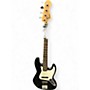 Used Squier Affinity Jazz Bass Black Electric Bass Guitar Black