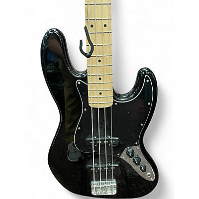 Used Squier Affinity Jazz Bass Black Electric Bass Guitar