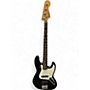 Used Squier Affinity Jazz Bass Black and White Electric Bass Guitar Black and White