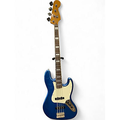 Used Squier Affinity Jazz Bass Blue Electric Bass Guitar