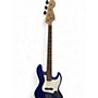 Used Squier Affinity Jazz Bass Blue Electric Bass Guitar Blue