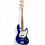 Used Squier Affinity Jazz Bass Blue Electric Bass Guitar Blue
