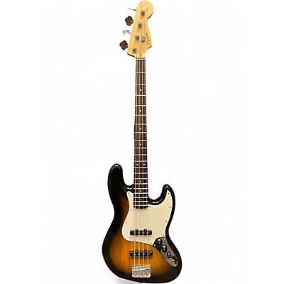 Used Squier Affinity Jazz Bass Brown Sunburst Electric Bass Guitar