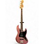 Used Squier Affinity Jazz Bass Burgundy Mist Electric Bass Guitar Burgundy Mist