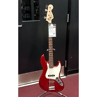 Squier Used Squier Affinity Jazz Bass Candy Apple Red Electric Bass Guitar