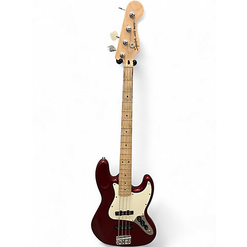 Used Squier Affinity Jazz Bass Candy Apple Red Electric Bass Guitar Candy Apple Red