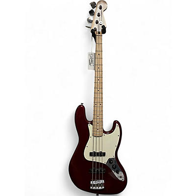 Used Squier Affinity Jazz Bass Candy Apple Red Electric Bass Guitar