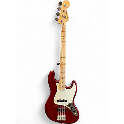Used Squier Affinity Jazz Bass Candy Apple Red Electric Bass Guitar