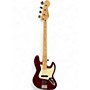 Used Squier Affinity Jazz Bass Candy Apple Red Metallic Electric Bass Guitar Candy Apple Red Metallic