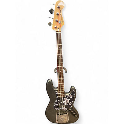 Used Squier Affinity Jazz Bass Charcoal Electric Bass Guitar