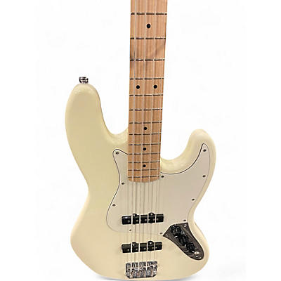 Used Squier Affinity Jazz Bass Cream Electric Bass Guitar