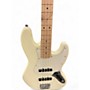 Used Squier Affinity Jazz Bass Cream Electric Bass Guitar Cream