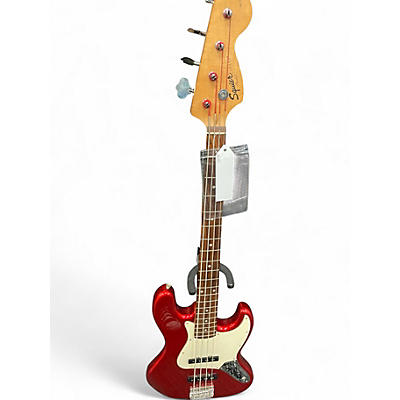 Used Squier Affinity Jazz Bass Dakota Red Electric Bass Guitar