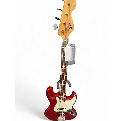 Used Squier Affinity Jazz Bass Dakota Red Electric Bass Guitar Dakota Red