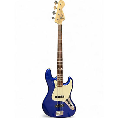 Used Squier Affinity Jazz Bass Metallic Blue Electric Bass Guitar