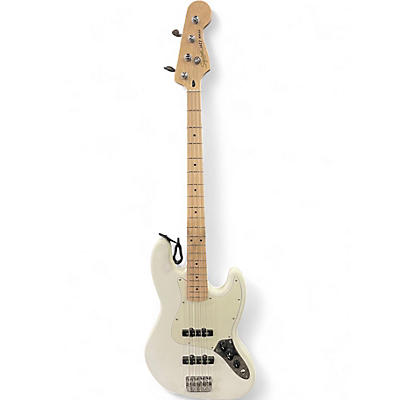 Used Squier Affinity Jazz Bass Olympic White Electric Bass Guitar