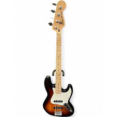 Used Squier Affinity Jazz Bass Sunburst Electric Bass Guitar