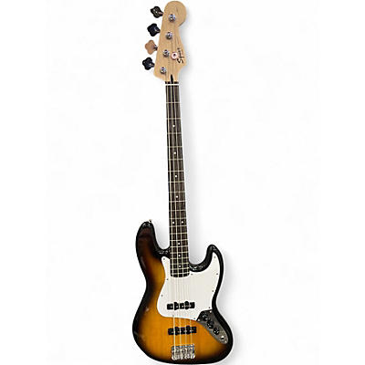 Used Squier Affinity Jazz Bass Sunburst Electric Bass Guitar