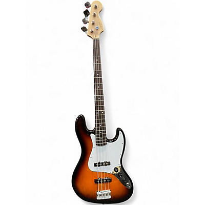 Used Squier Affinity Jazz Bass Sunburst Electric Bass Guitar