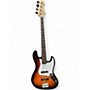 Used Squier Affinity Jazz Bass Sunburst Electric Bass Guitar Sunburst