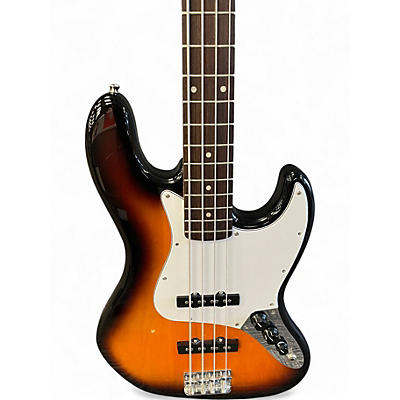 Used Squier Affinity Jazz Bass Tobacco Sunburst Electric Bass Guitar