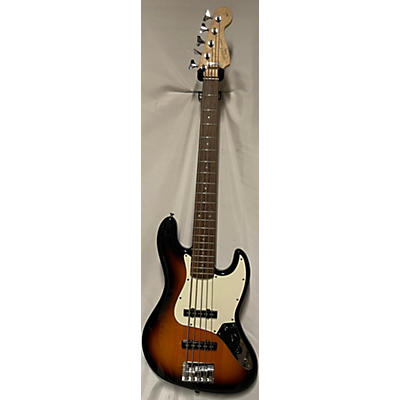 Squier Used Squier Affinity Jazz Bass V 5 String 2 Color Sunburst Electric Bass Guitar