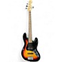 Used Squier Affinity Jazz Bass V 5 String 2 Color Sunburst Electric Bass Guitar 2 Color Sunburst