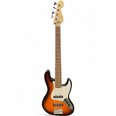 Used Squier Affinity Jazz Bass V 5 String 3 Color Sunburst Electric Bass Guitar