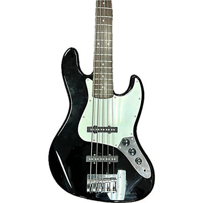 Squier Used Squier Affinity Jazz Bass V 5 String Black Electric Bass Guitar