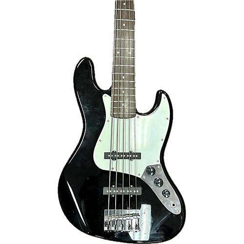 Squier Used Squier Affinity Jazz Bass V 5 String Black Electric Bass Guitar Black