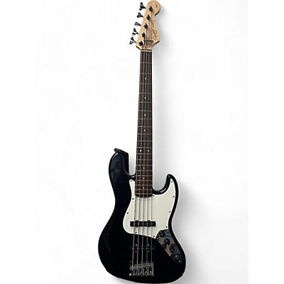 Squier Used Squier Affinity Jazz Bass V 5 String Black Electric Bass Guitar