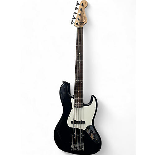 Squier Used Squier Affinity Jazz Bass V 5 String Black Electric Bass Guitar Black