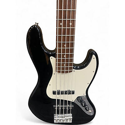 Used Squier Affinity Jazz Bass V 5 String Black Electric Bass Guitar
