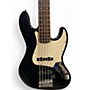 Used Squier Affinity Jazz Bass V 5 String Black Electric Bass Guitar Black
