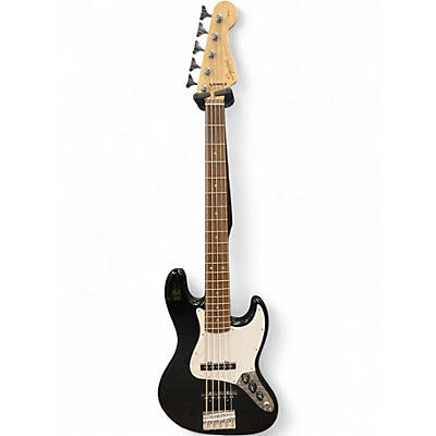 Used Squier Affinity Jazz Bass V 5 String Black Electric Bass Guitar