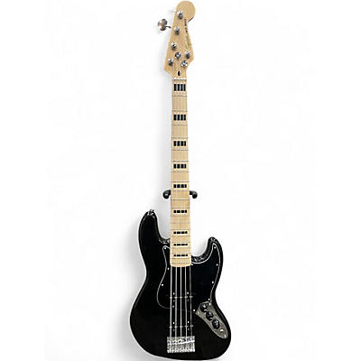Used Squier Affinity Jazz Bass V 5 String Black Electric Bass Guitar