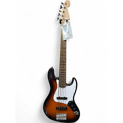 Used Squier Affinity Jazz Bass V 5 String Sunburst Electric Bass Guitar