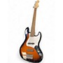 Used Squier Affinity Jazz Bass V 5 String Tobacco Sunburst Electric Bass Guitar Tobacco Sunburst