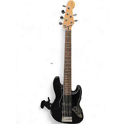 Used Squier Affinity Jazz Bass VI Black Metallic Electric Bass Guitar